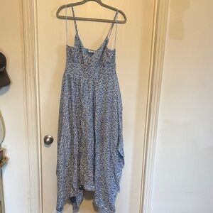 Blu Pepper Blue and White Floral Top